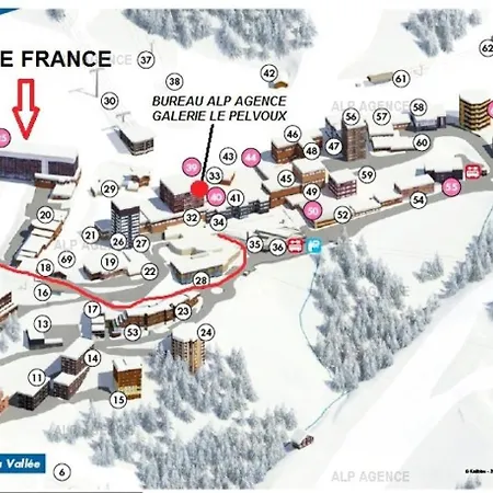 Résidence Le France - 2pers Le France Plagne Centre Mae-9594 Appartamento La Plagne