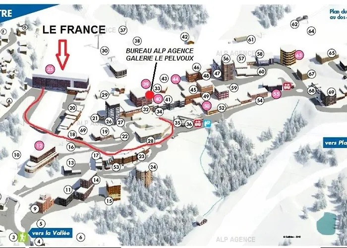 Résidence Le France - 2pers Le France Plagne Centre Mae-9594 Appartamento La Plagne